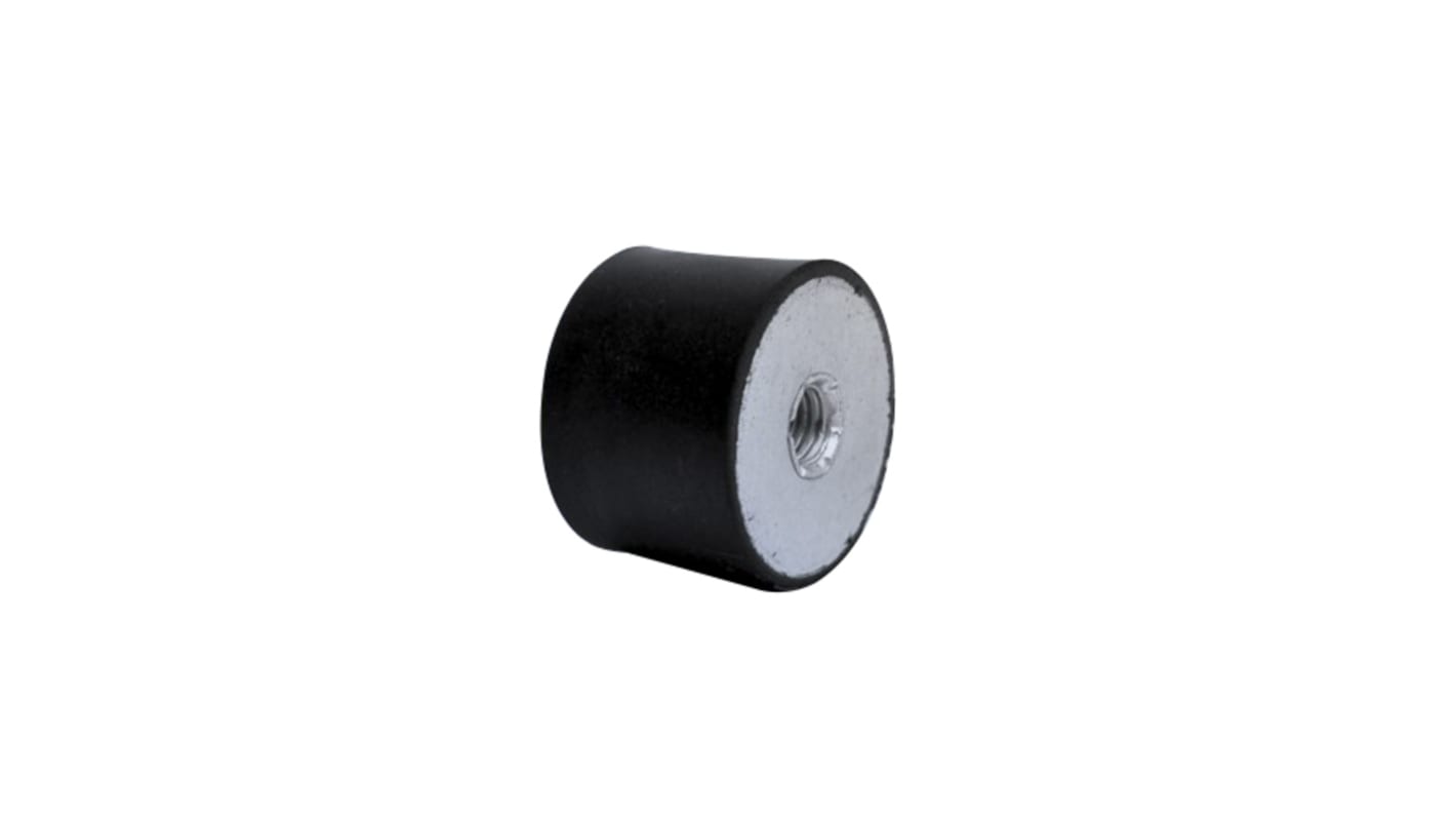Supporto antivibrazione RS PRO in Gomma naturale, M12, Ø 50mm, H. 50mm