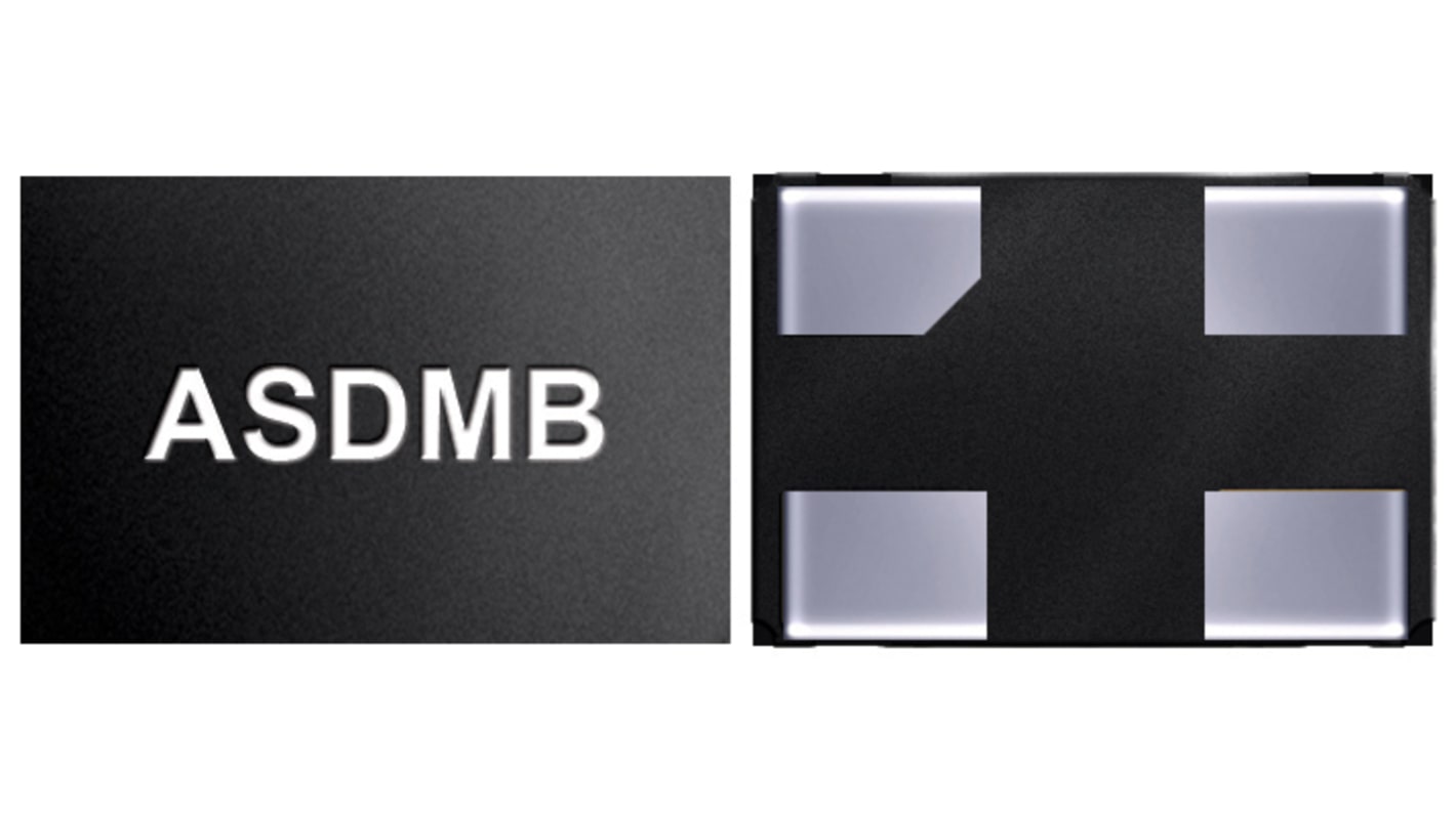 Oscillateur MEM, 24MHz, QFN, 2.5 x 2 x 0.85mm, Montage en surface 4 broches