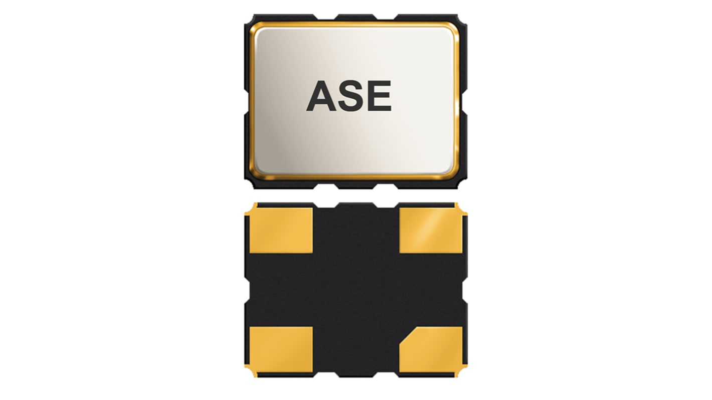 Abracon, 33.333MHz XO Oscillator, ±50ppm CMOS, 4-Pin SMD ASE-33.333MHZ-LC-T