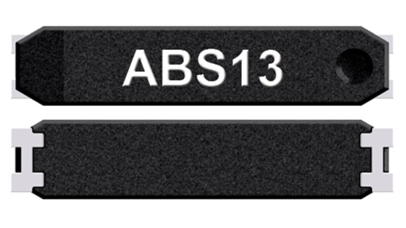 Abracon 32.768kHz Quarzmodul, Oberflächenmontage, ±10ppm, 12.5pF, B. 1.4mm, H. 1.3mm, L. 6.7mm, SMD, 4-Pin