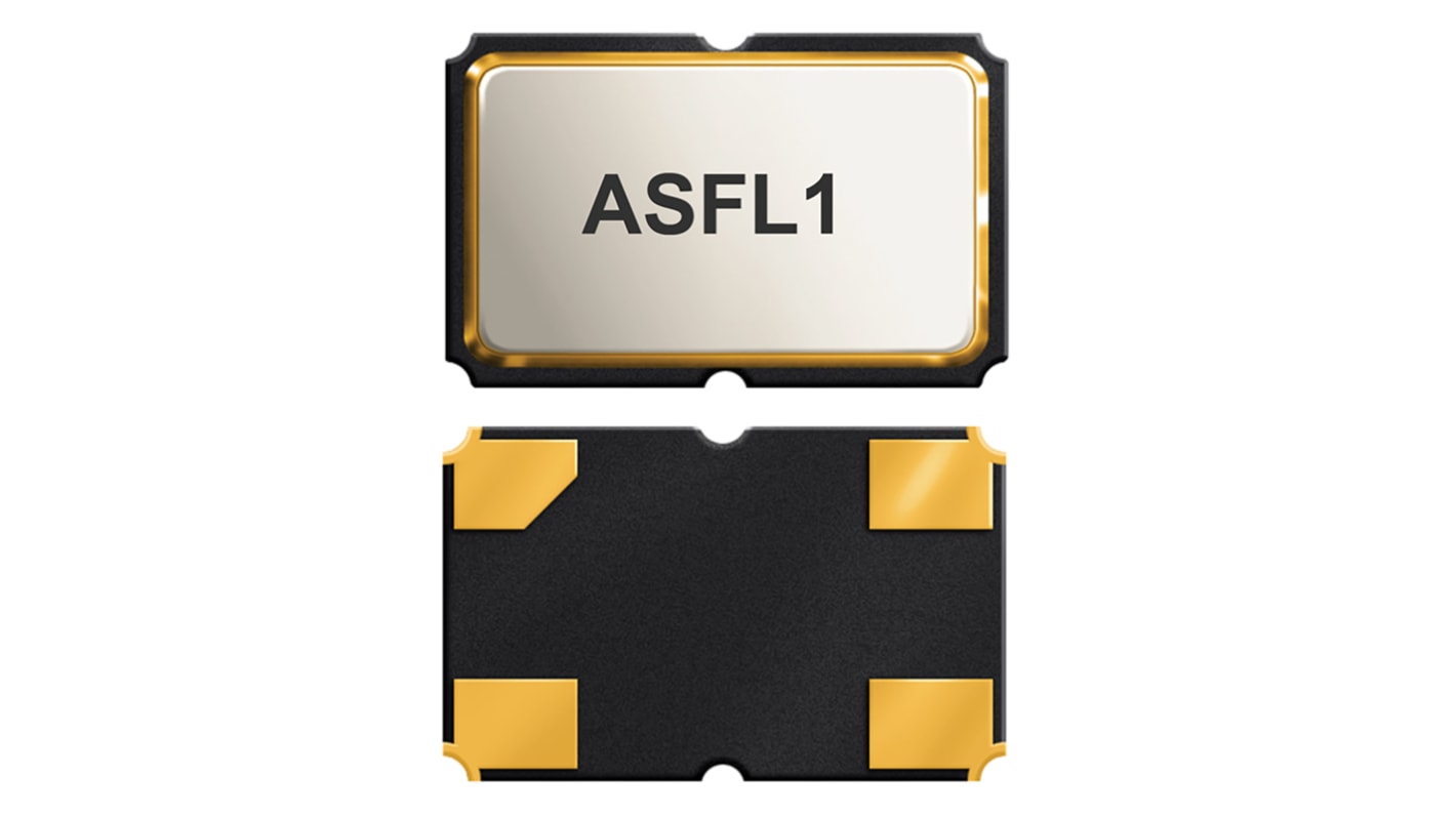 Abracon, 50MHz Clock Oscillator, ±30ppm HCMOS, TTL, 4-Pin SMD ASFL1-50.000MHZ-EK-T