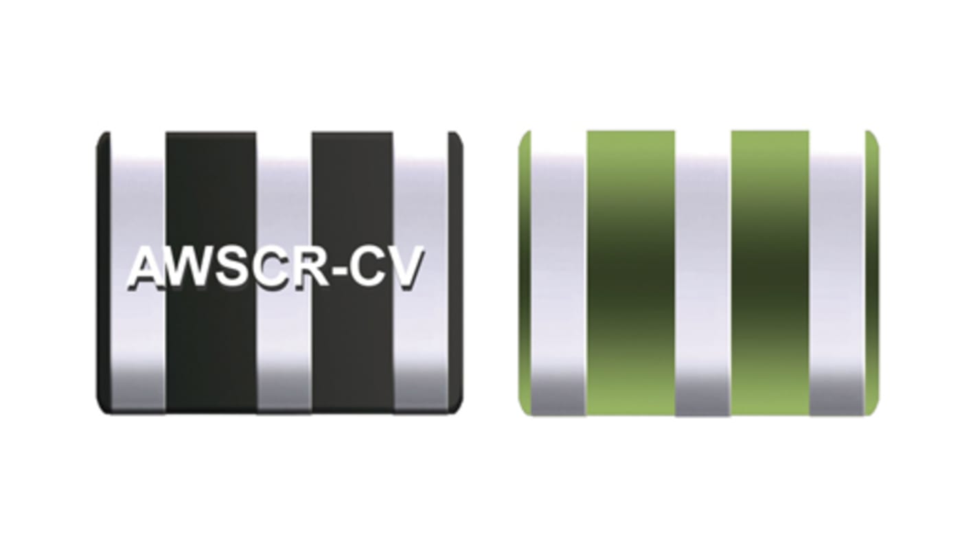 AWSCR-16.00CV-T, Ceramic Resonator, 16MHz 22pF, 3-Pin, 3.7 x 3.1 x 1mm