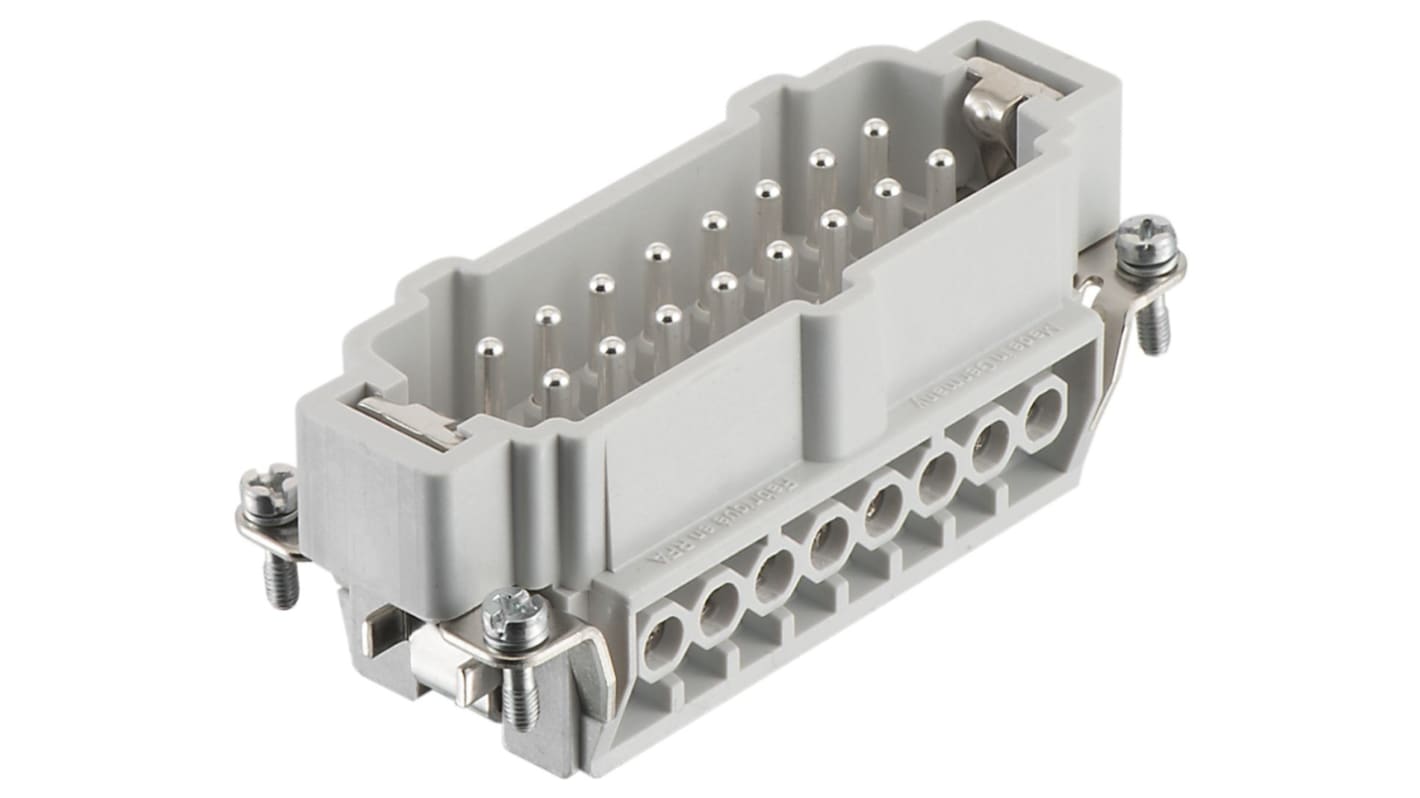 RS PRO Industrie-Steckverbinder Kontakteinsatz, 16-polig 16A Stecker, Schrauben