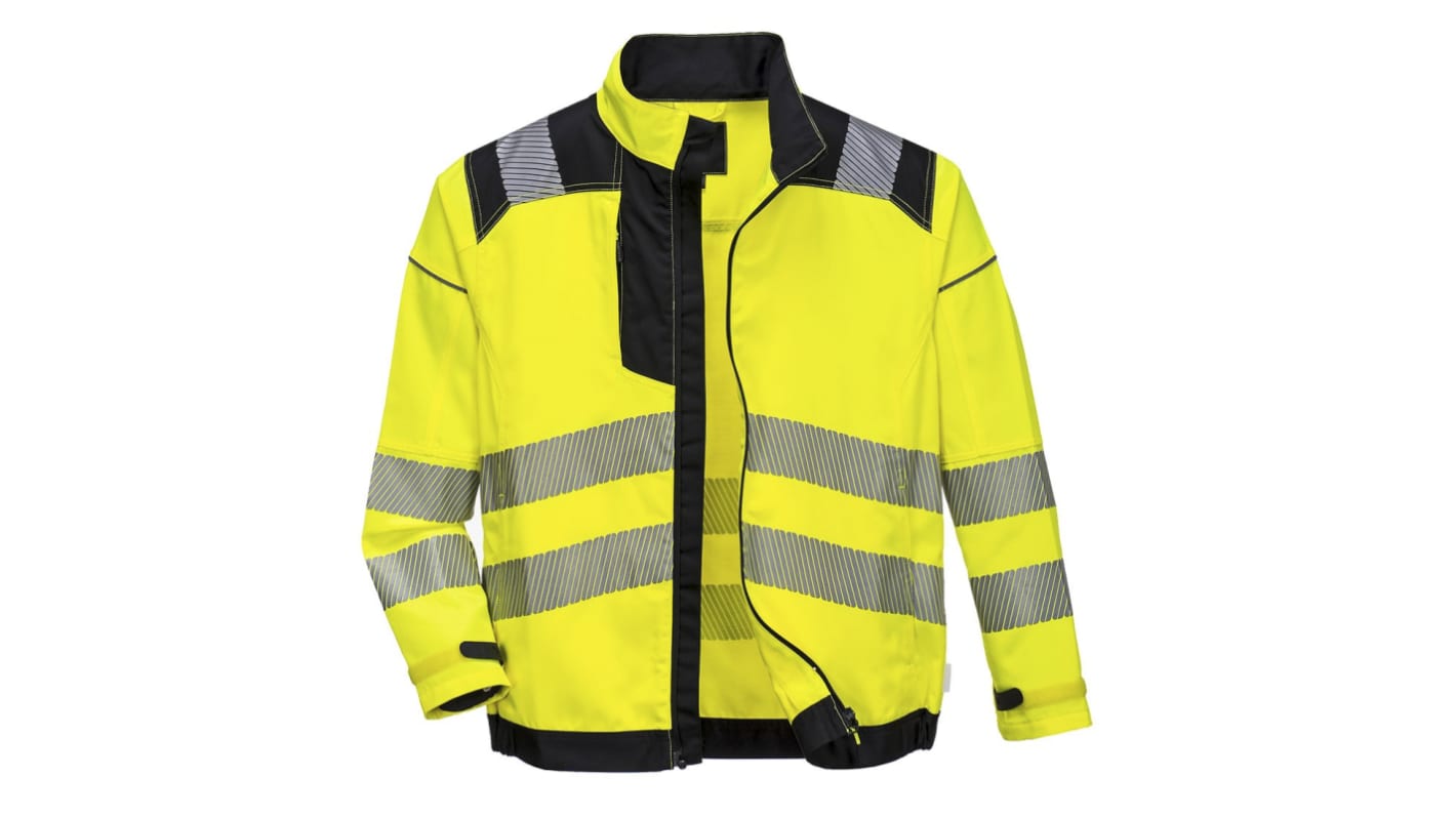 RS PRO Yellow Men Hi Vis Jacket, S