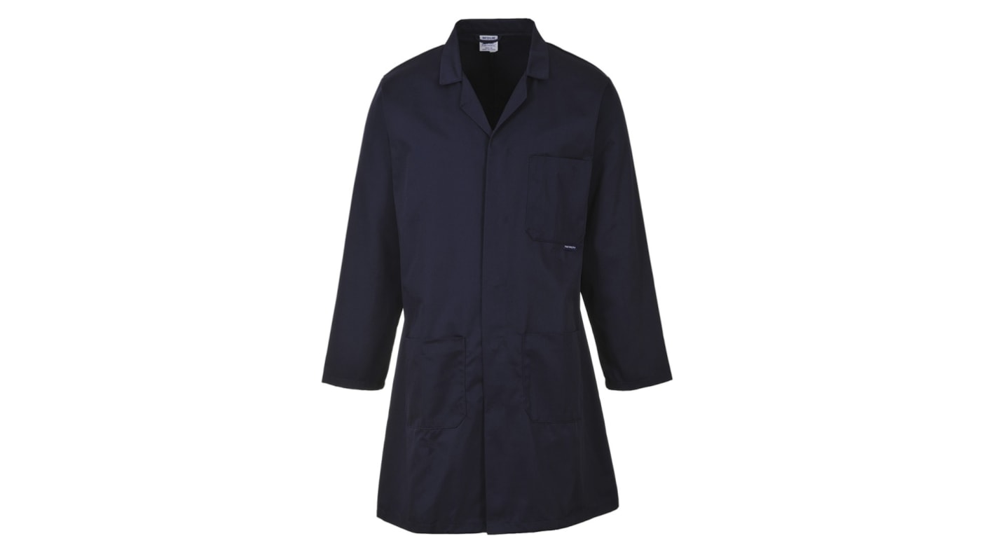 RS PRO Navy Men Reusable Lab Coat, S