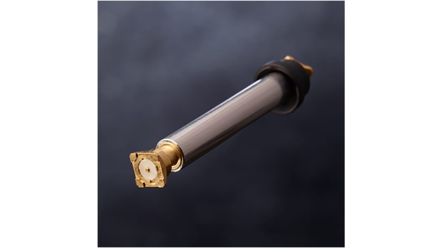 Radiall NEX10 Series, Jack Flange Mount BNC Connector, 50Ω, Solder Termination, Straight Body
