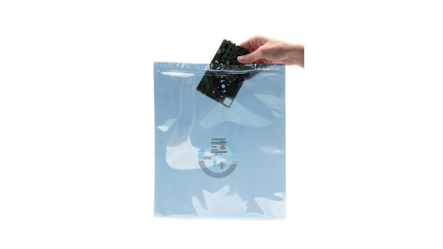 Sacchetto antistatico EUROSTAT 254mm x 305mm, 100 pz.