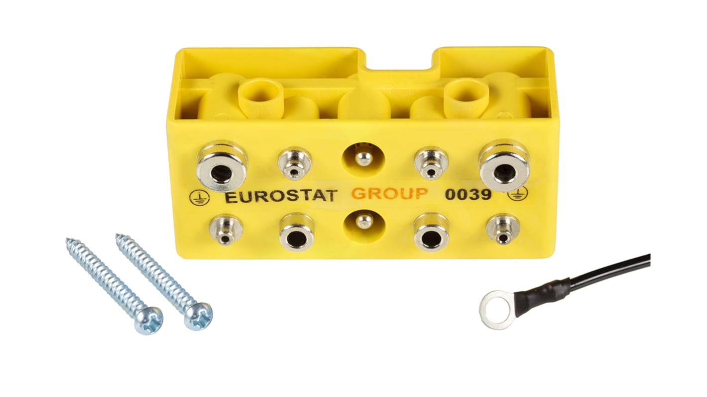 Boîtier de mise à la terre EUROSTAT, Fiches banane, GSGS, Rapides
