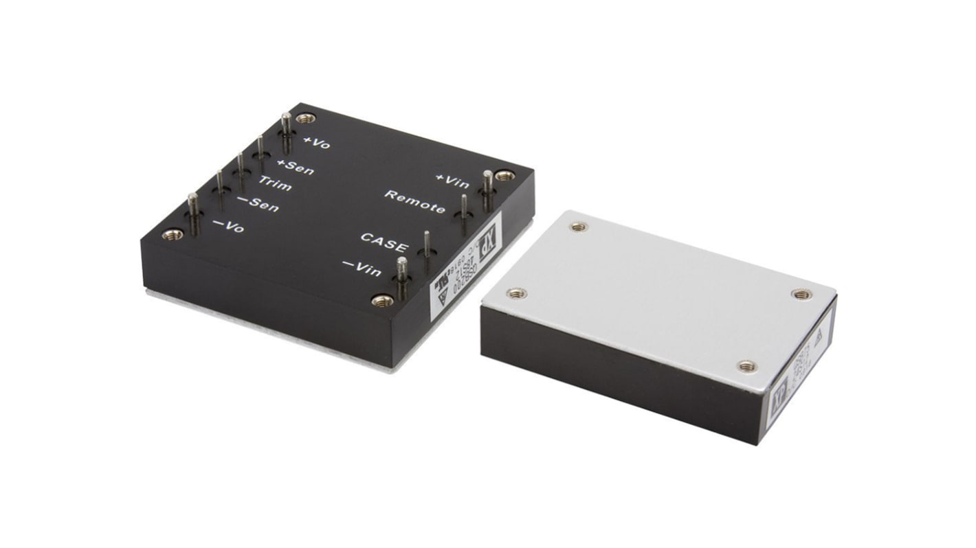 XP Power QSB100 DC-DC Converter, 24V dc/ 4.17A Output, 9 → 36 V dc Input, 100W, PCB Mount, +100°C Max Temp -40°C