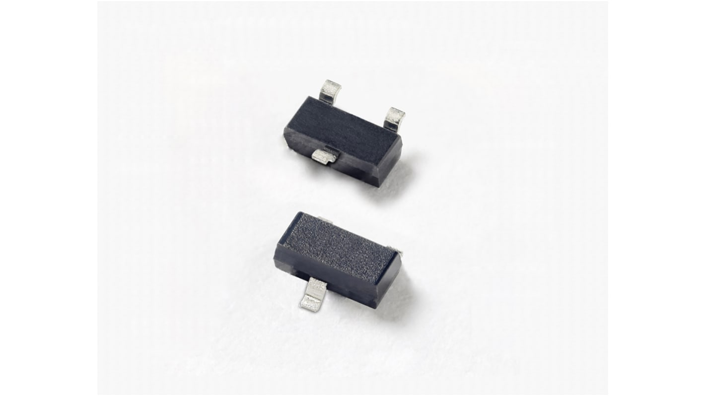 Réseau de diodes TVS Bidirectionnel, claq. 13.3 (Reverse)V, 31V SOT-23, 3 broches, dissip. 600W