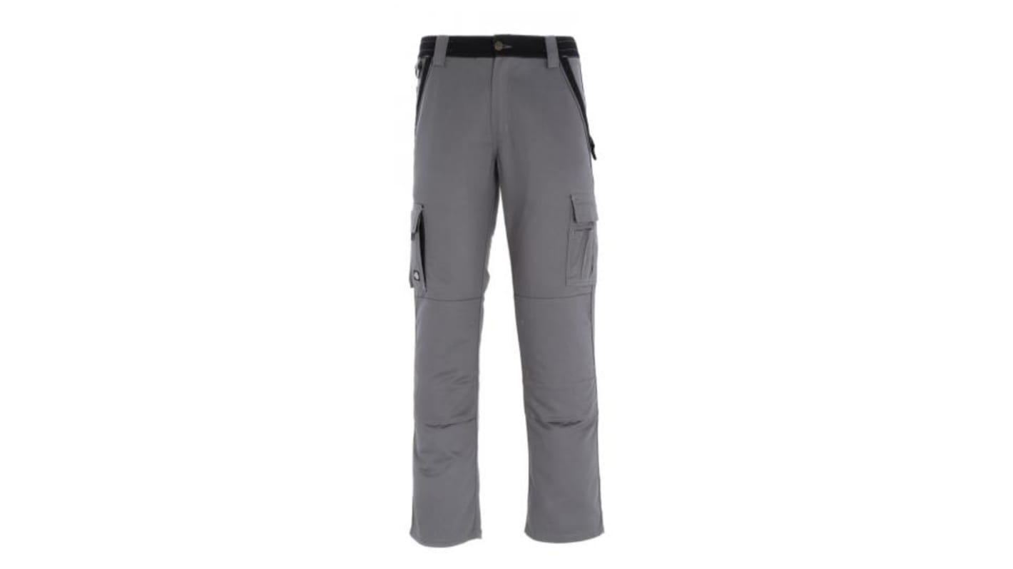 Dickies IN30030 Grey/Black Men's Work Trousers 38in, 92 ￫ 96cm Waist