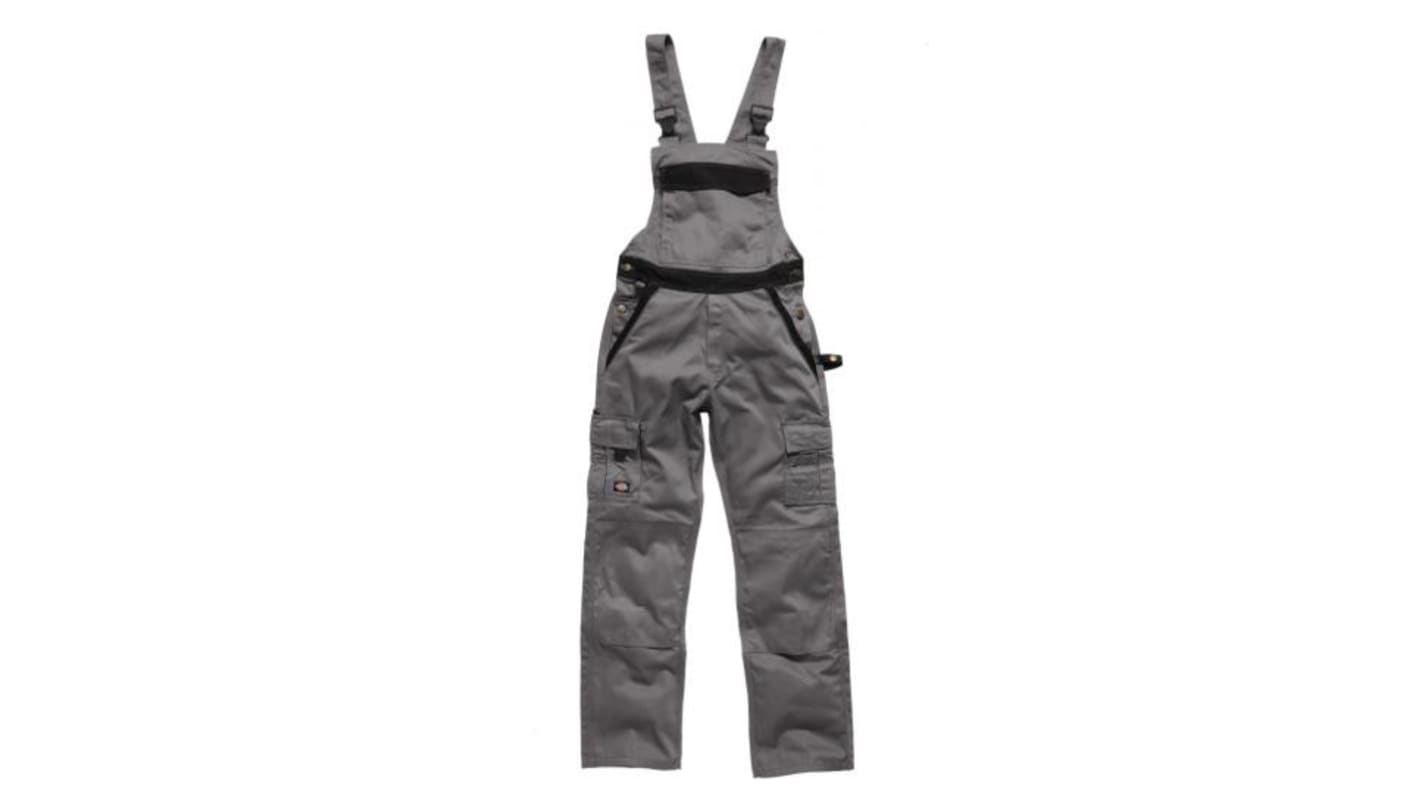 Dickies Grey Bib & Brace, L