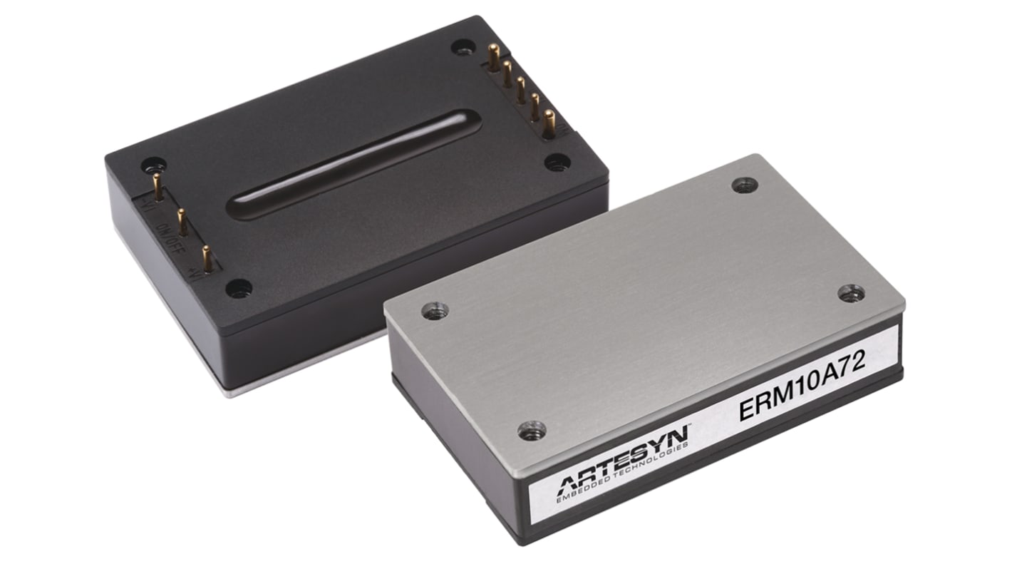 Przetwornica DC-DC, 50W, Uwe 43 → 101 V DC, Uwy 5V dc, Iwy 10A Tak, Artesyn / Advanced Energy