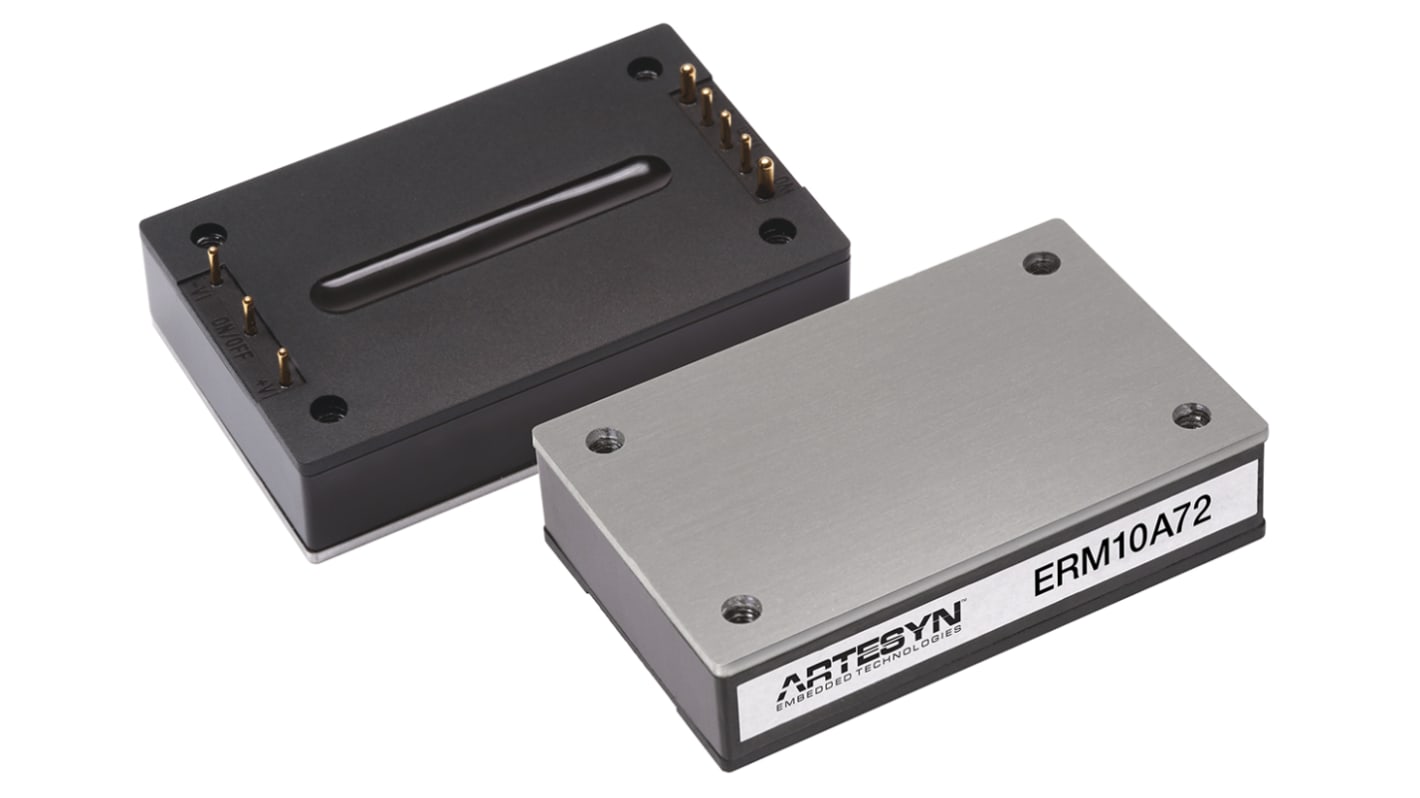 Przetwornica DC-DC, 50W, Uwe 43 → 101 V DC, Uwy 12V dc, Iwy 4.17A Tak, Artesyn / Advanced Energy