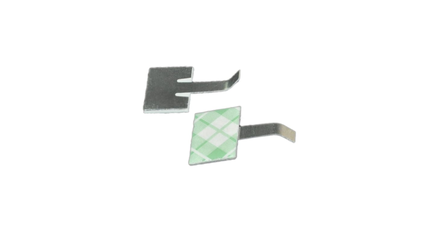 RS PRO Silver Aluminium Cable clip