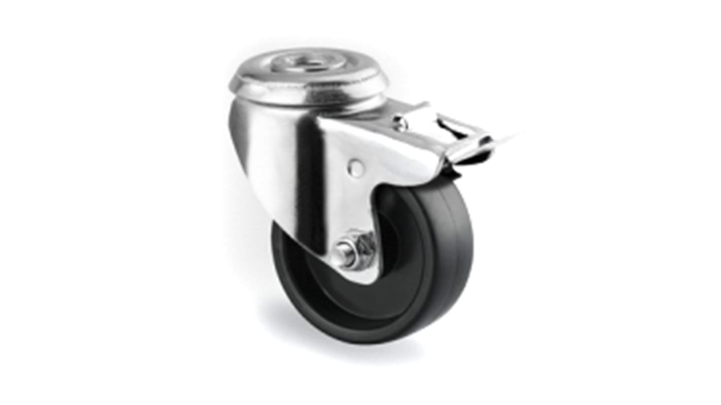 Tente Braked Swivel Castor Wheel, 40kg Capacity, 50mm Wheel