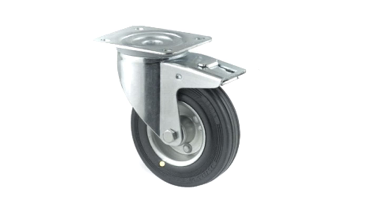 Rueda giratoria con freno Tente, Ø de rueda 100mm, para uso intensivo hasta 70kg