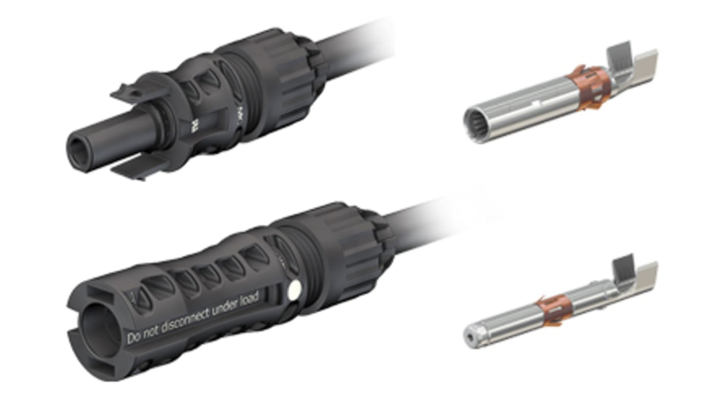 Staubli MC4コネクタ メス, オス 32.0022P0001-UR + 32.0023P0001-UR