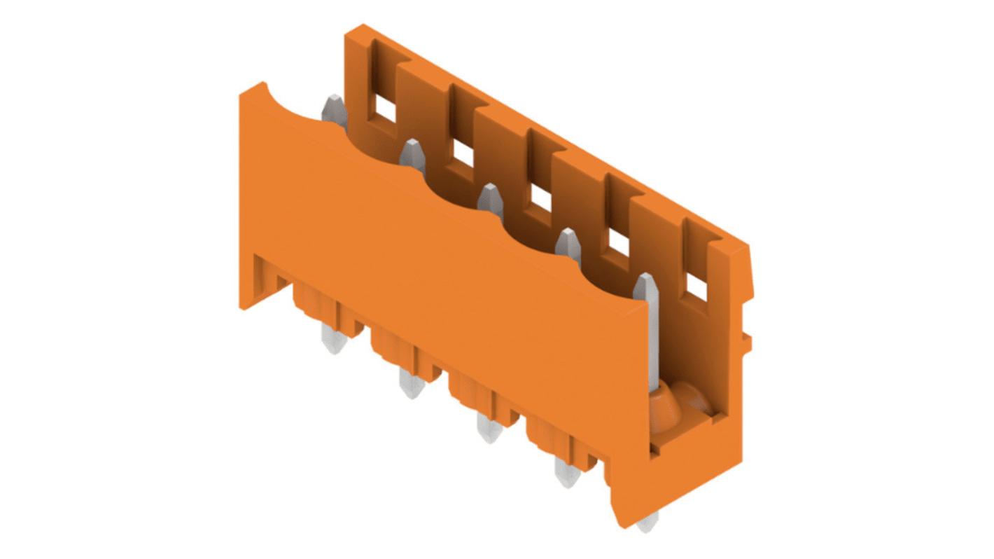 Weidmuller, 5.08mm Pitch, SL, 5 Way, , Pluggable Terminal Block, Header, Through Hole, Solder Termination, 1146410000