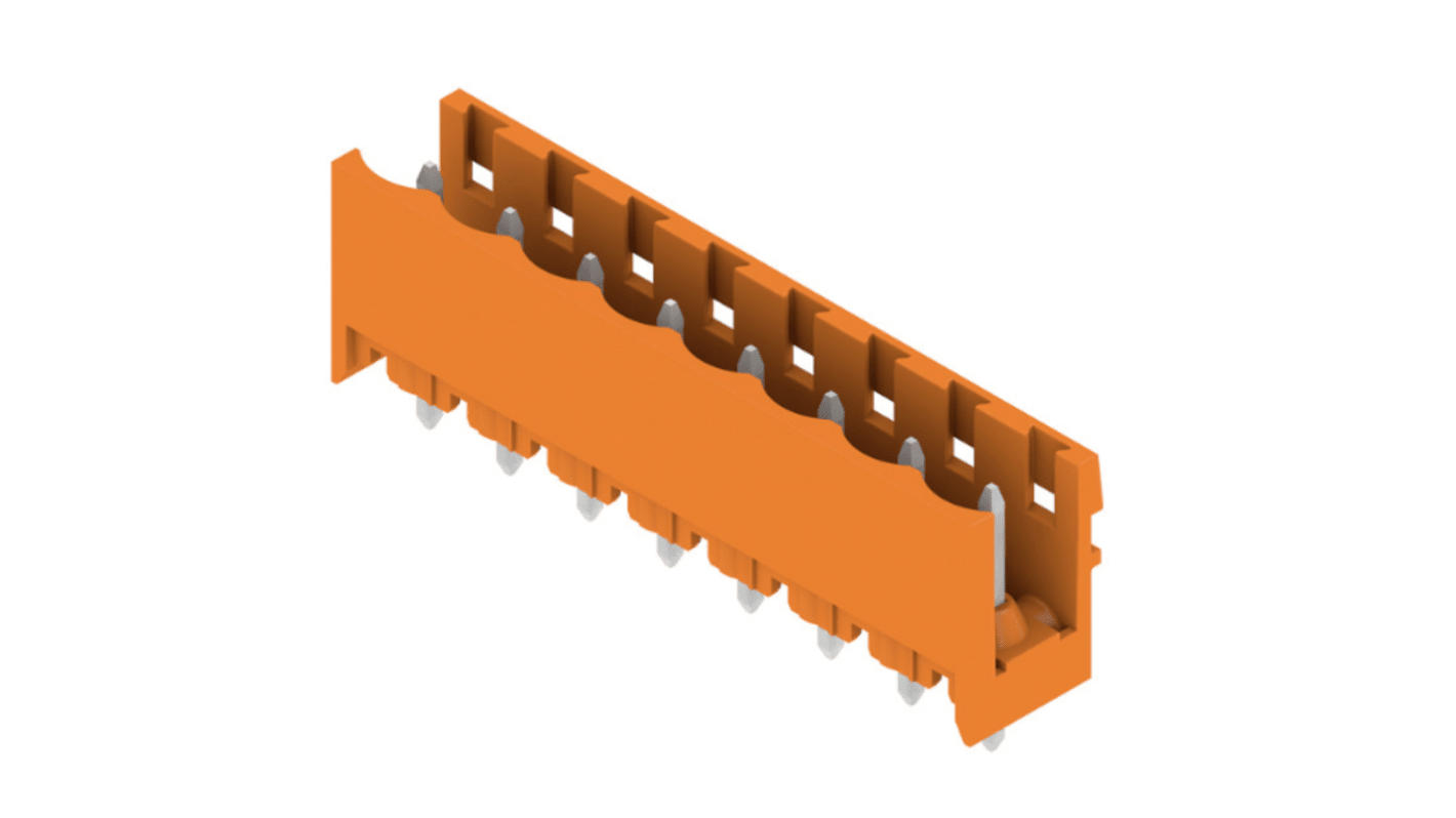 Weidmuller, 5.08mm Pitch, SL, 8 Way, , Pluggable Terminal Block, Header, Through Hole, Solder Termination, 1146490000