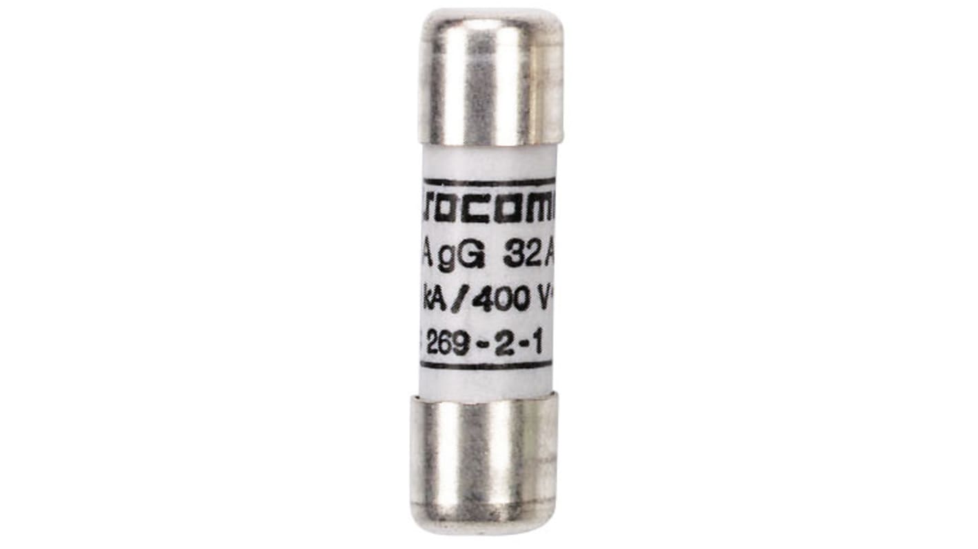 Socomec 2A Cartridge Fuse, 14 x 51mm