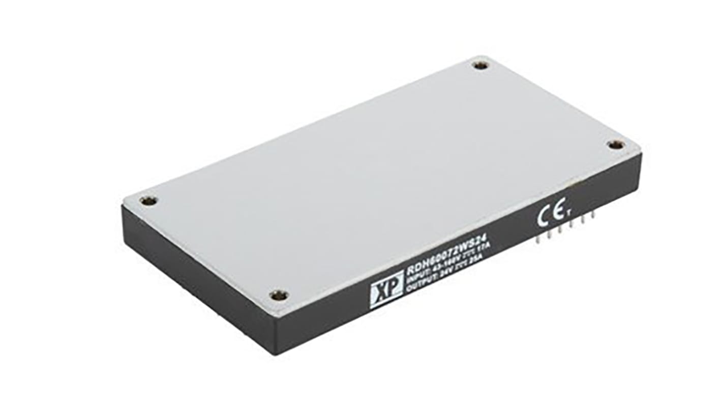 Przetwornica DC-DC, 600W, Uwe 43 → 160 V DC, Uwy 12V dc, Iwy 50A Tak, XP Power
