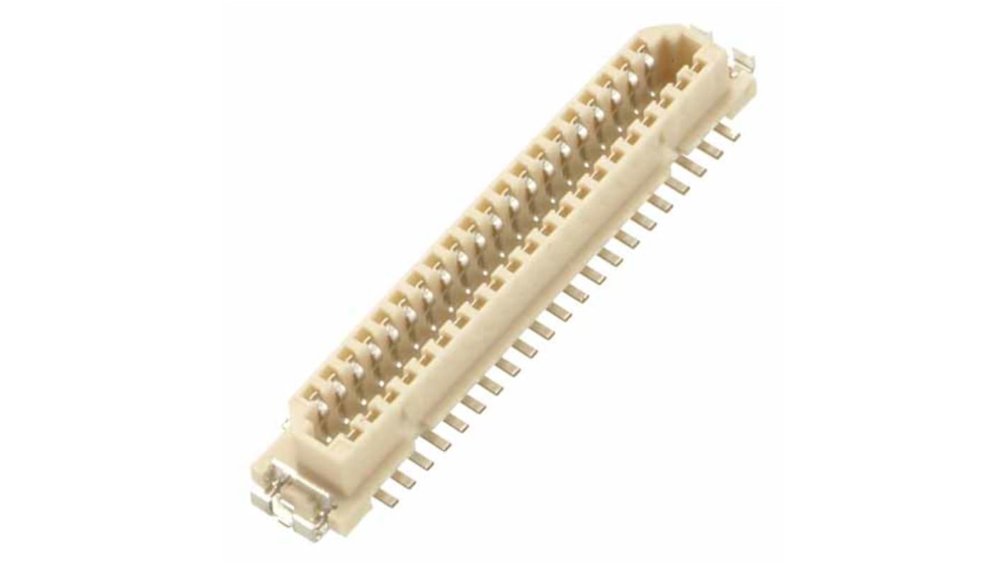 Gniazdo PCB 31 -pinowe 2 -rzędowe raster: 1mm typu płytka – płytka Proste SMD