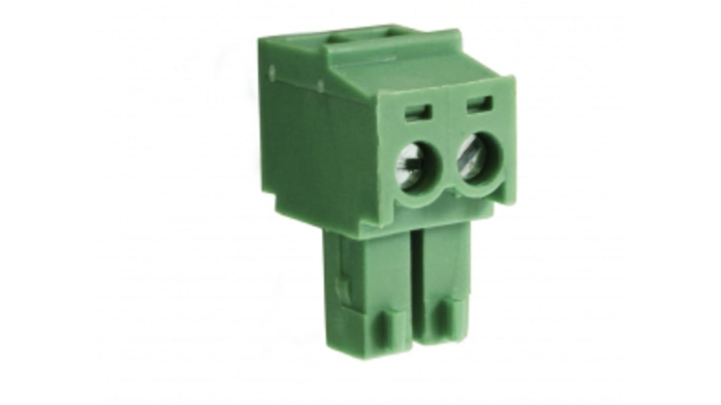 RS PRO, 3.81mm Pitch, 10 Way, Horizontal, Pluggable Terminal Block, Plug, Through Hole, Screw Termination