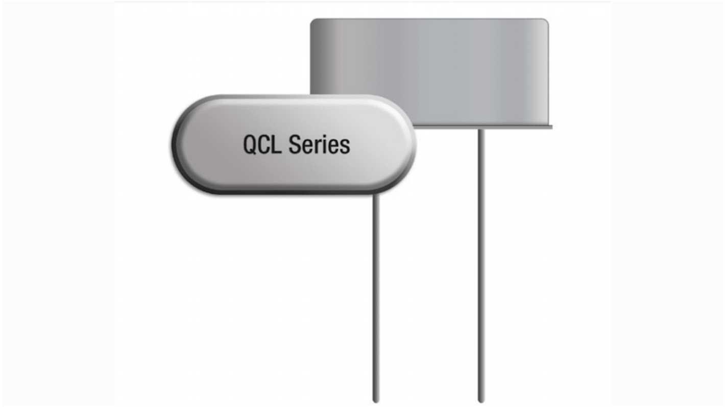 QANTEK 10MHz Crystal ±20ppm HC-49/U-S 2-Pin 11.05 x 4.65 x 3.5mm