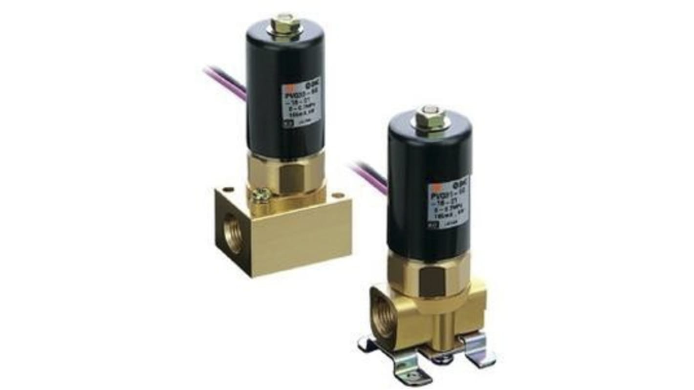 SMC 比例制御弁, PVQ30シリーズ, ソレノイド, ポート付きボディ SMC 比例制御弁, PVQ30シリーズ, ソレノイド, ポート付きボディ