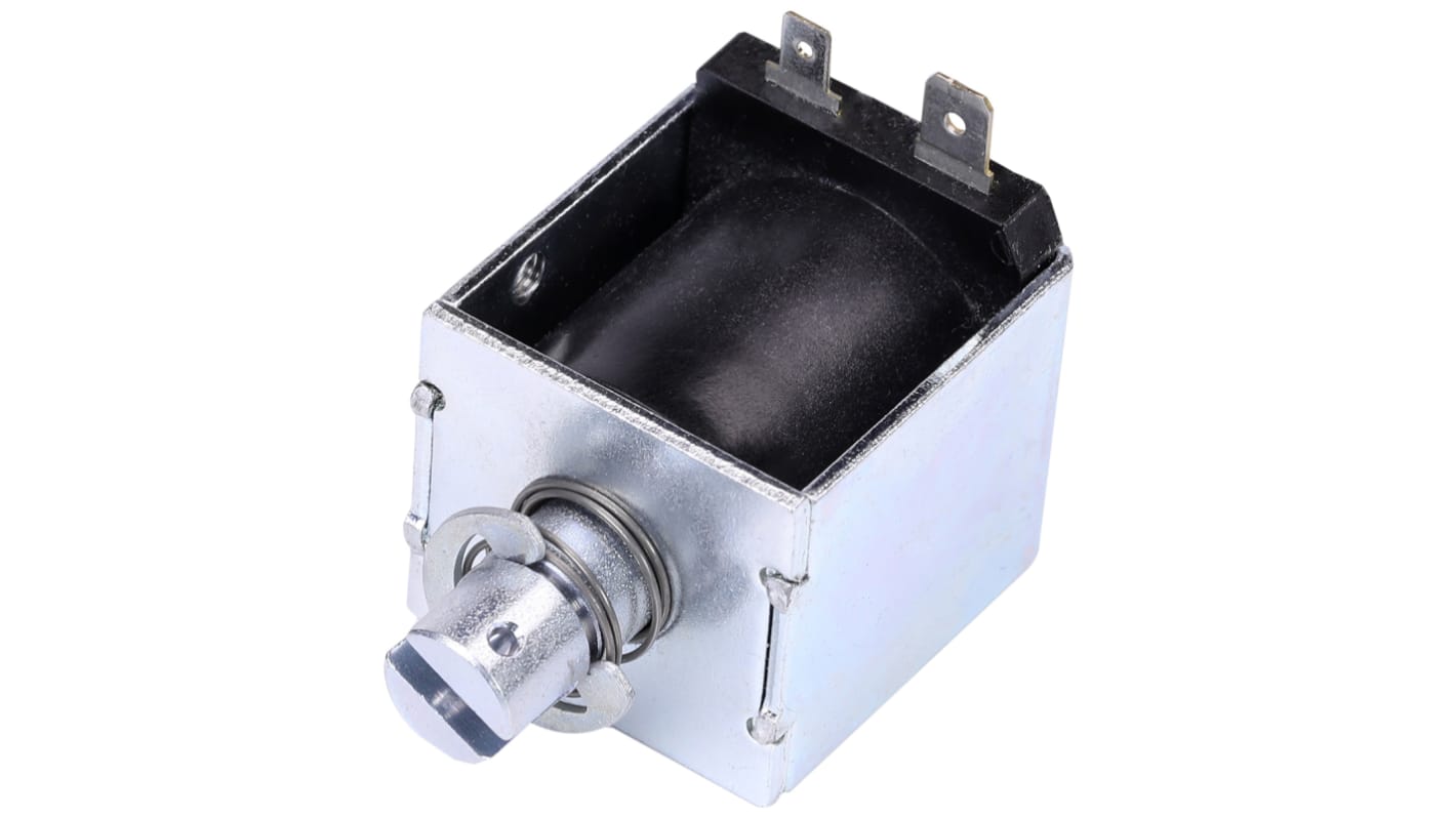 Johnson Electric Linear Solenoid, 12 V dc, 37.29 x 33.32 x 40.87 mm