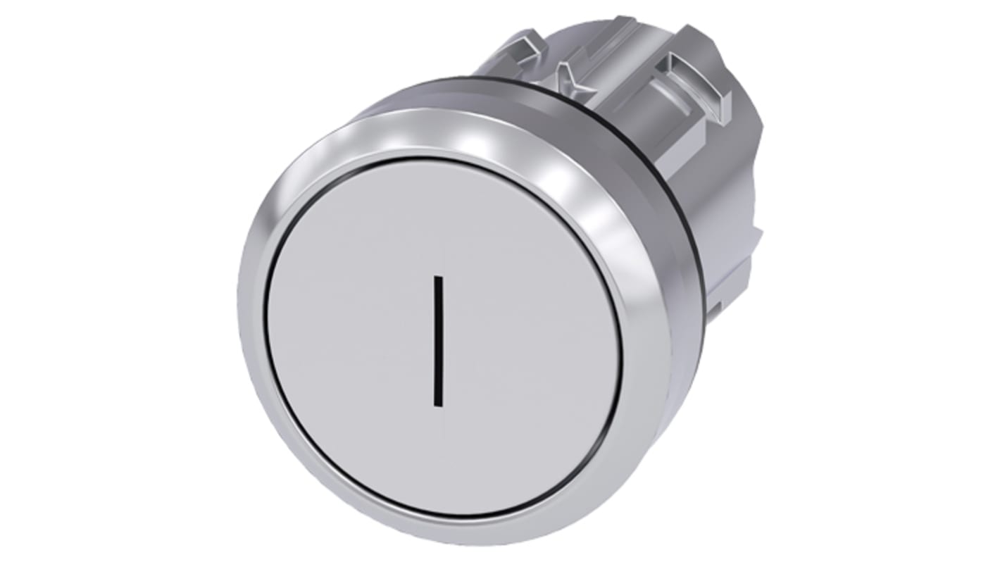 Siemens SIRIUS ACT Series White Momentary Push Button, 22mm Cutout, IP66, IP67, IP69K