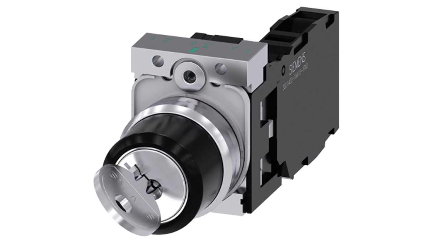 Siemens IP66, IP67, IP69 Key Switch, SPDT 2-Way