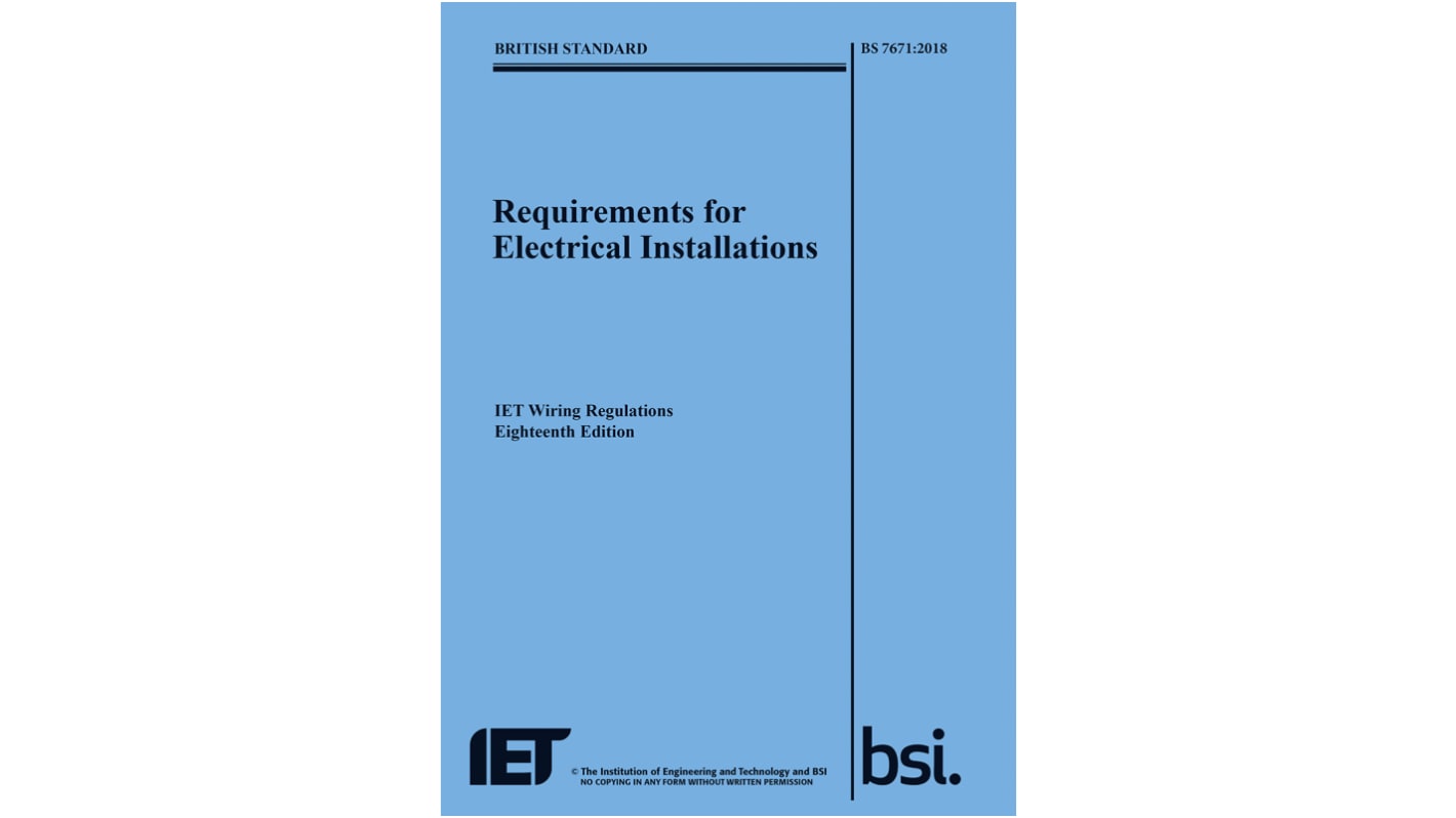 IET 平装《Requirements for Electrical Installations》, 作者:The IET, (18th版本)