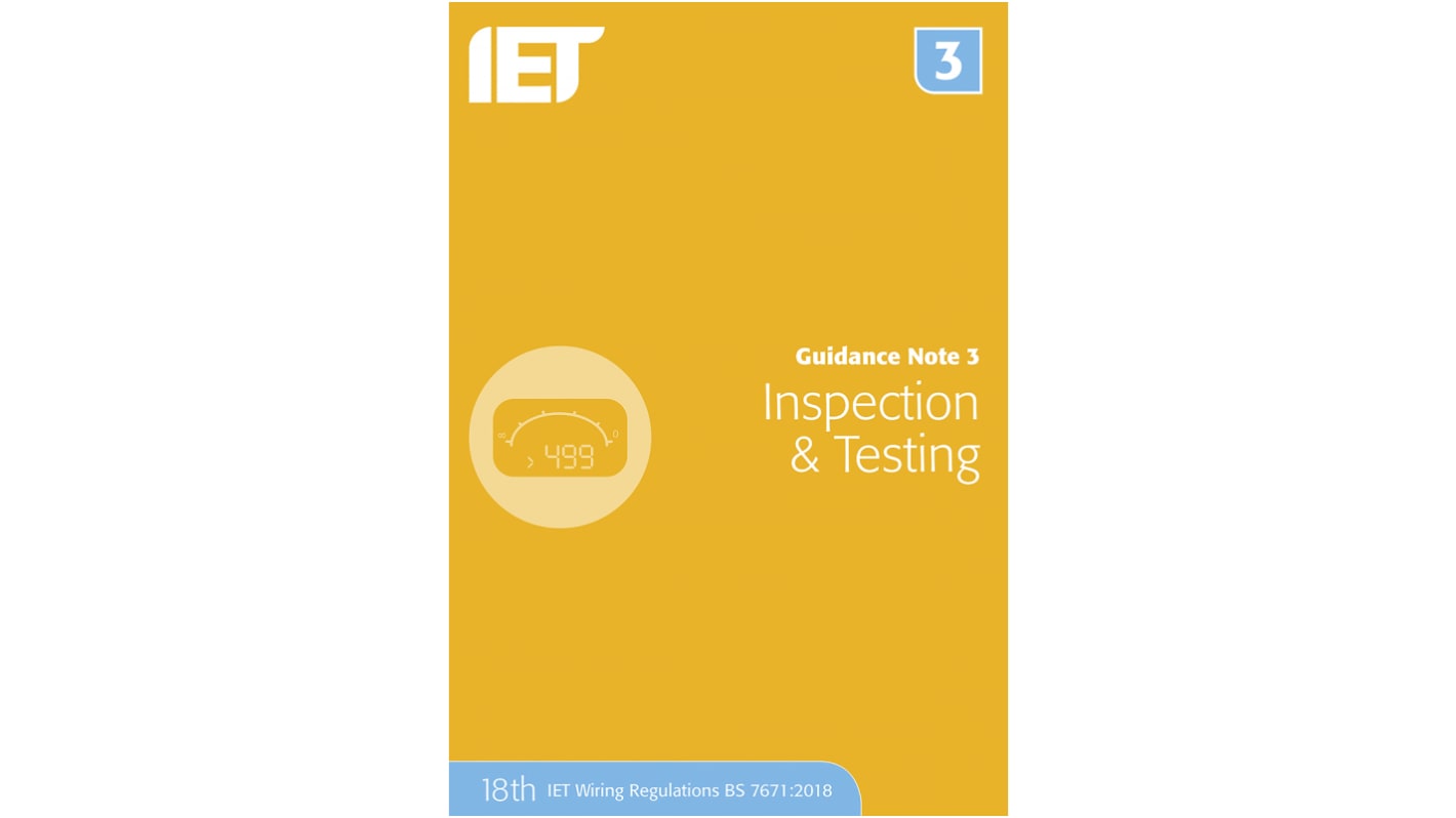 IET 平装《Inspection & Testing Guidance Note 3》, 作者:The IET, (8th版本)