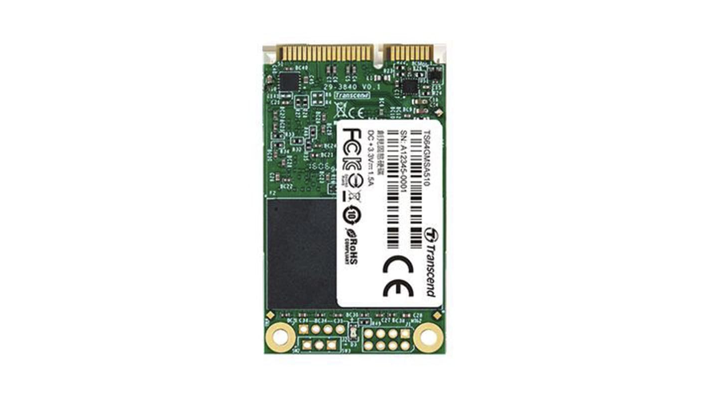 Transcend MSA510 mSATA 32 GB Internal SSD Hard Drive