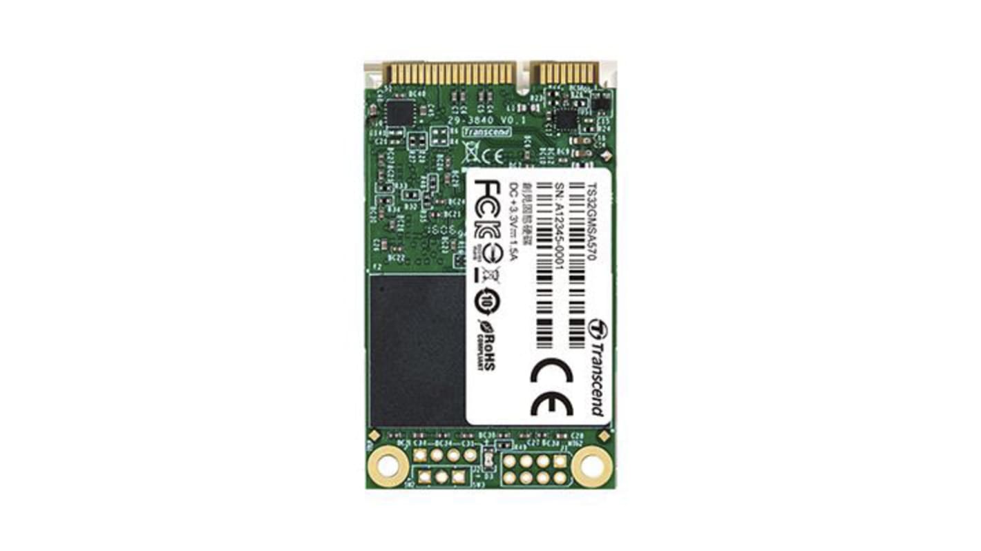 Transcend MSA570 mSATA 16 GB Internal SSD Hard Drive