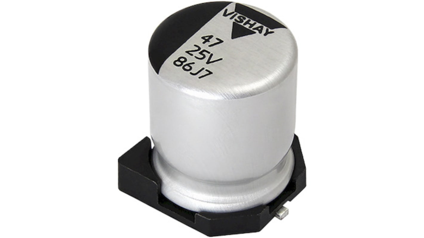 Vishay 10μF Surface Mount Polymer Capacitor, 35V dc