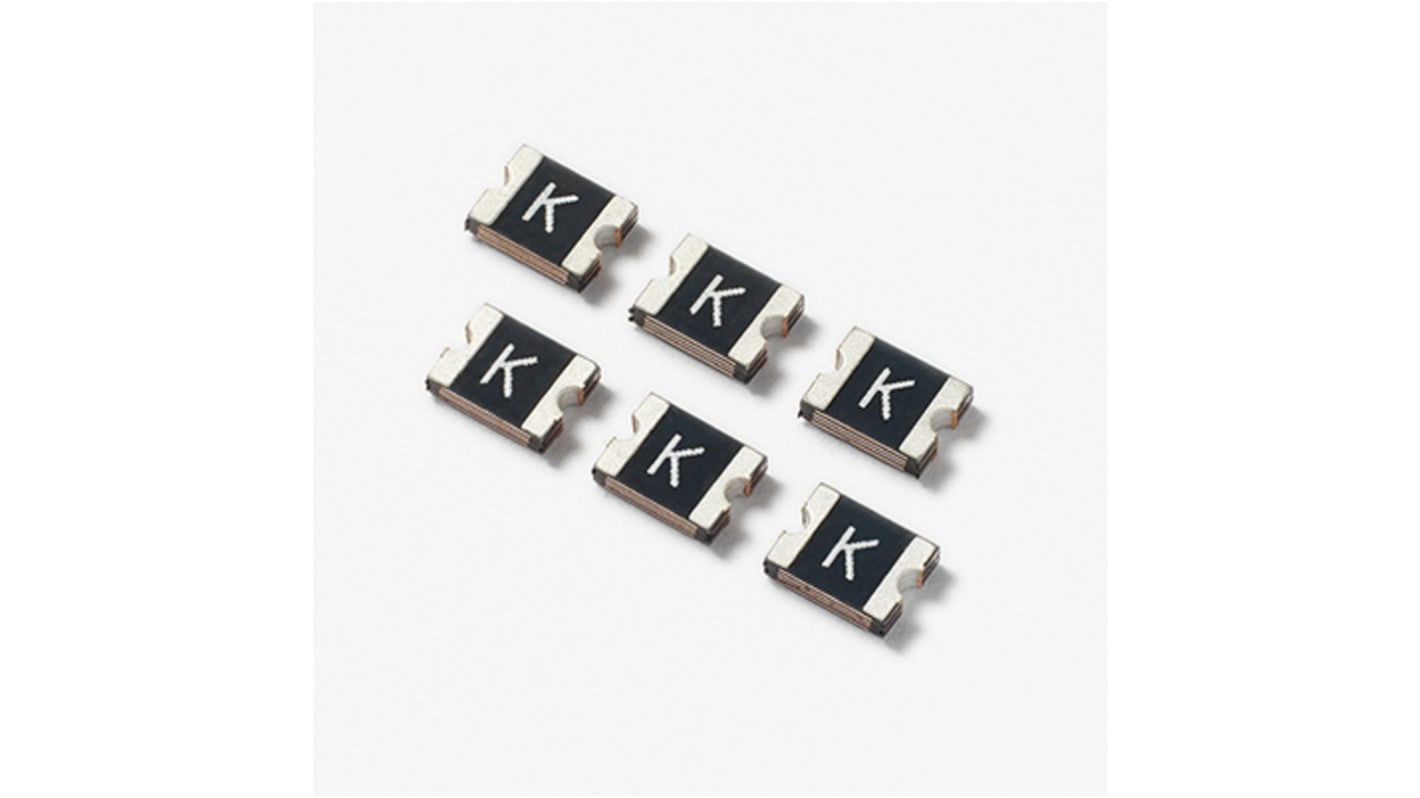 Wickmann 自恢复保险丝, 24V 直流, 0.75A保持, 100 A最大, 1.5A跳闸, 0.1s跳闸, 1210L系列