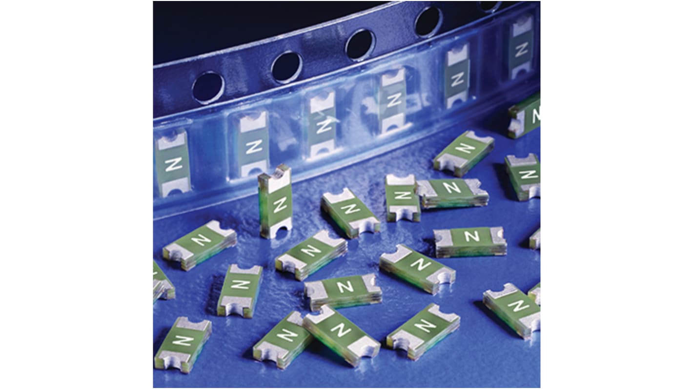 Wickmann F贴片一次性保险丝, 120mA, 125V, 3.17mm长 x 1.52mm宽 x 0.58mm高, 466系列