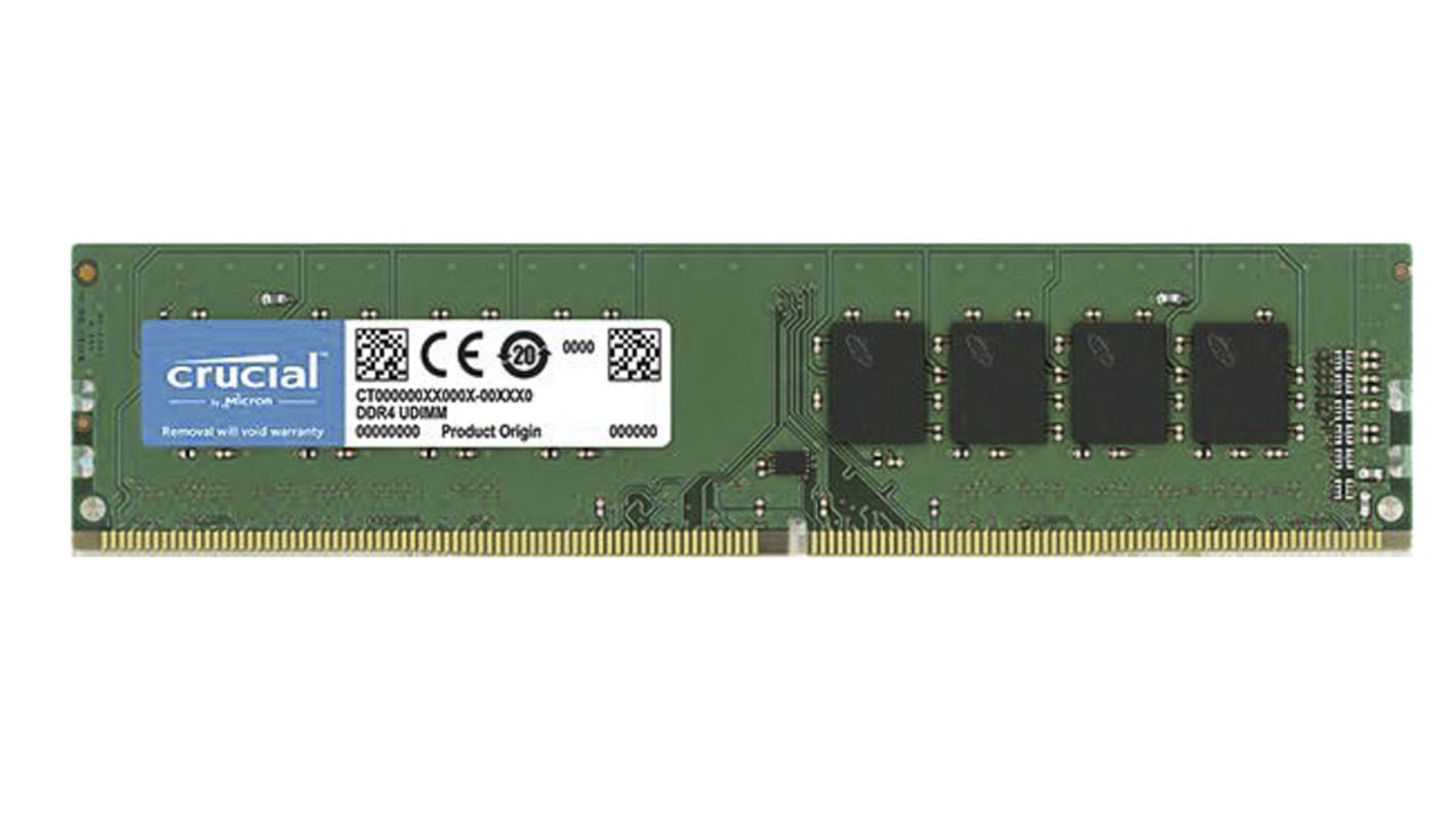 Crucial RAM (ランダムアクセスメモリ）, 4 GB, 2400MHz, DDR4, CT4G4DFS824A