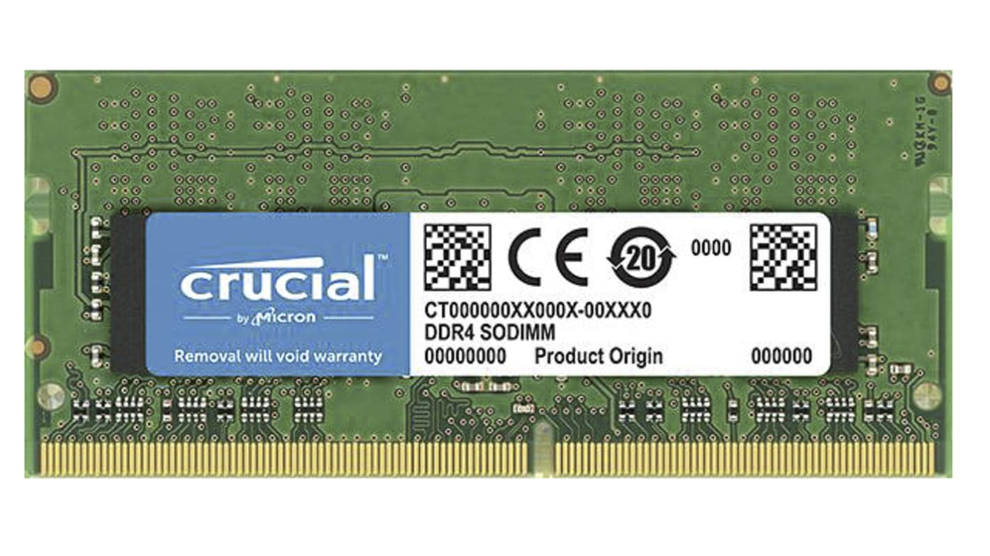 Scheda RAM Laptop Crucial 16 GB, 2400MHz