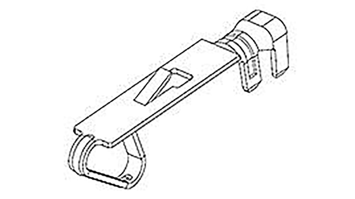 Molex EDGELOCK Series Female Crimp Terminal, Crimp or Compression Termination, 24AWG Min, 22AWG Max