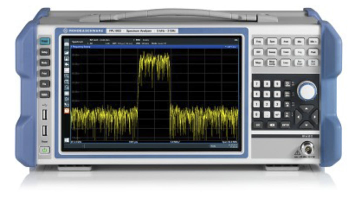 Rohde & Schwarz 台式频谱分析仪, 5 kHz → 3 GHz, 1 通道, 屏幕210mm, TFT, 10/100BASE-T, GPIB, RJ45, USB 2.0接口