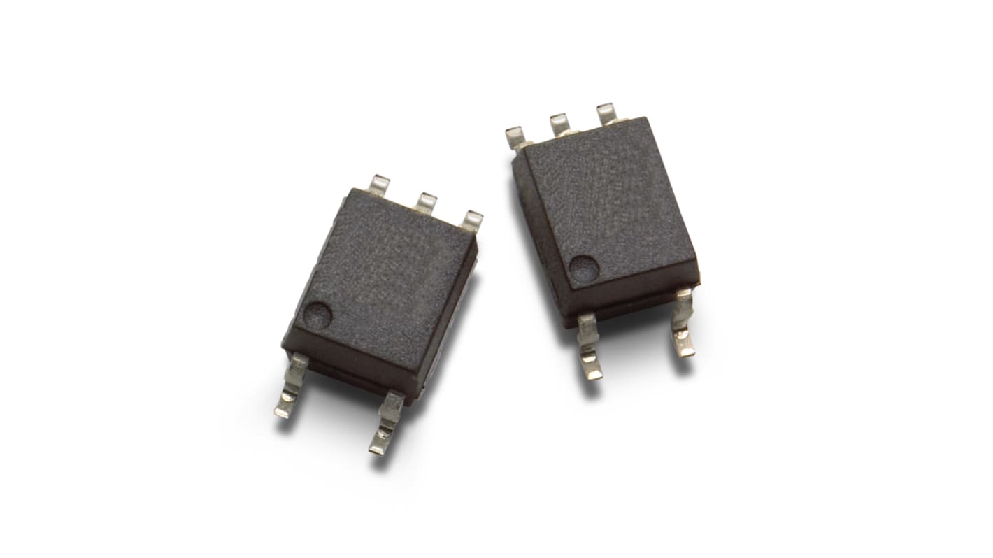 Broadcom, HCPL-M611-500E AC/DC Input Transistor Output Optocoupler, Surface Mount, 5-Pin SO