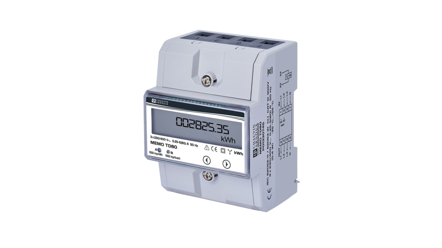 Chauvin Arnoux Energy 3 Phase LCD Energy Meter