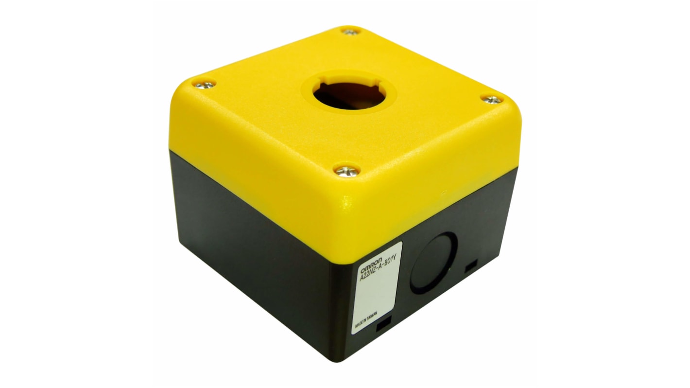 オムロン, コントロールボックス, 穴径 22mm, 1 点用, プラスチック