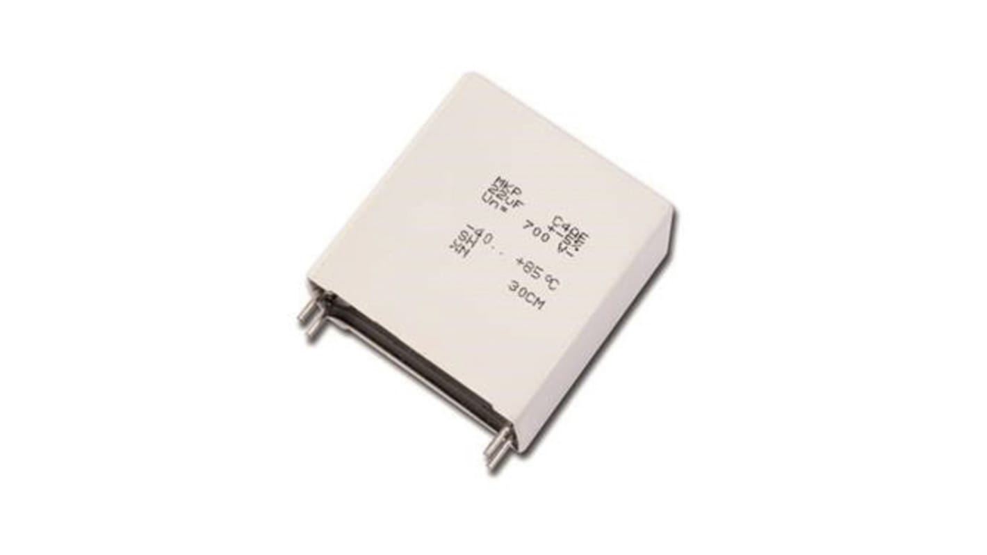 KEMET C4AQ Metallised Polypropylene Film Capacitor, 1.5kV dc, ±5%, 1μF