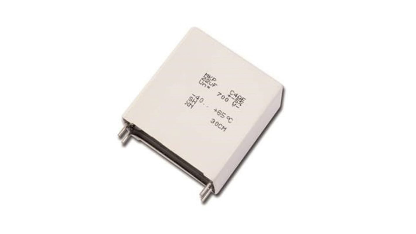 KEMET C4AQ Metallised Polypropylene Film Capacitor, 1.5kV dc, ±5%, 2μF