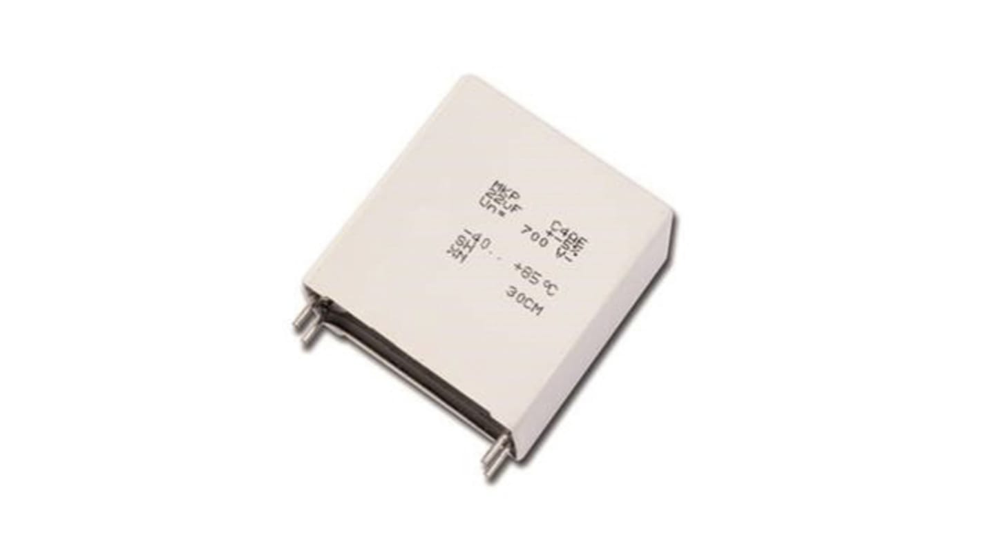 KEMET C4AQ Metallised Polypropylene Film Capacitor, 1.1kV dc, ±5%, 30μF